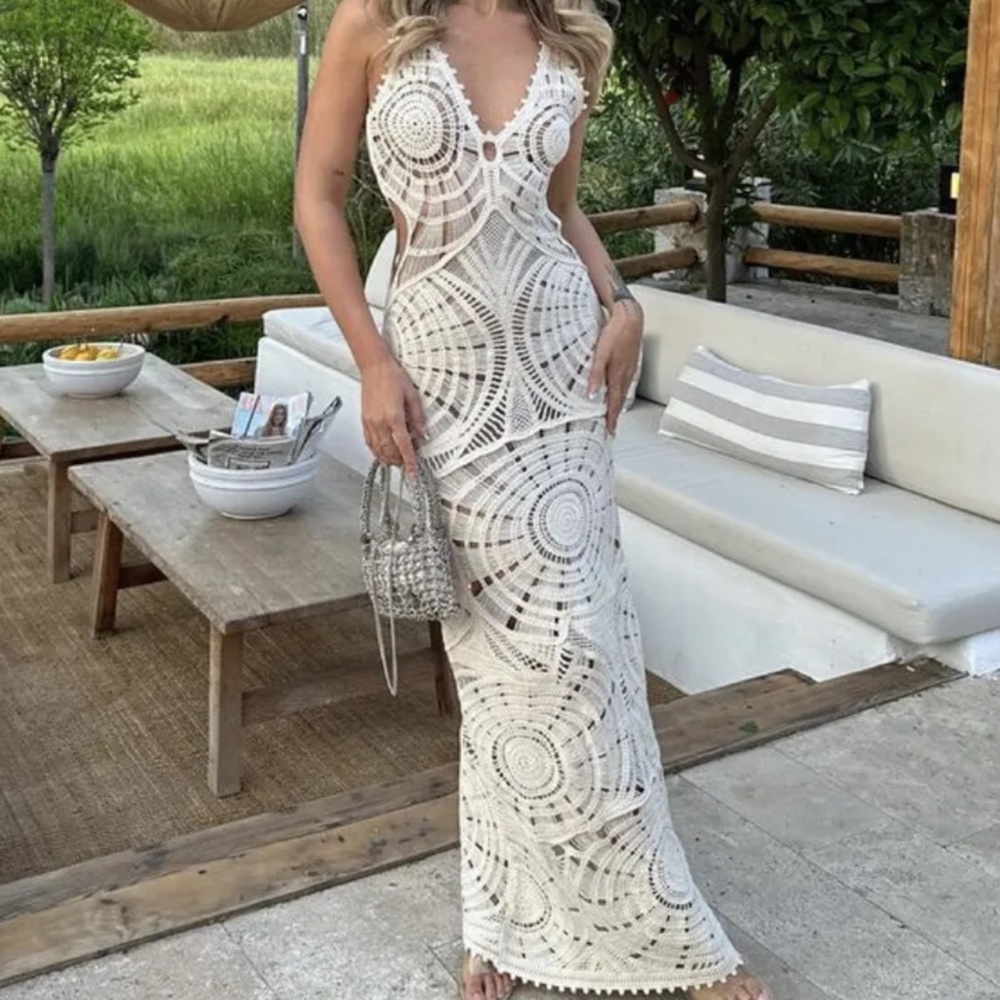 Zara crochet dress